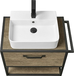 Акватон Мебель для ванной Лофт Фабрик 65 дуб кантри – фотография-4